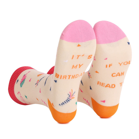 Birthday Socks Yellow