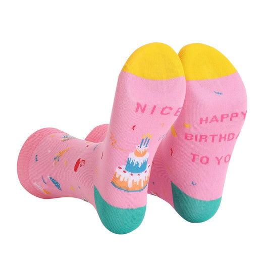 Birthday Socks Pink
